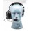CASQUE ANTIBRUIT UNILATERAL AVEC MICRO BOOM ET PTT MOTOROLA GP300 - GES-HA7M